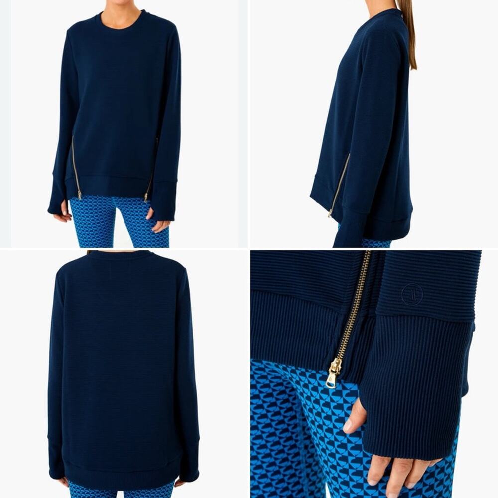 Tuckernuck Addison Bay $168 Navy Everyday Top XS NWOT